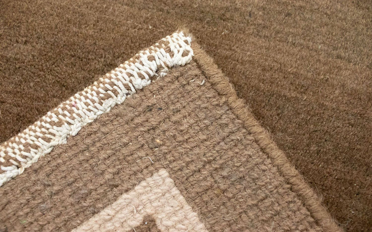 Nepal Tæppe - 140 x 70 cm - brun