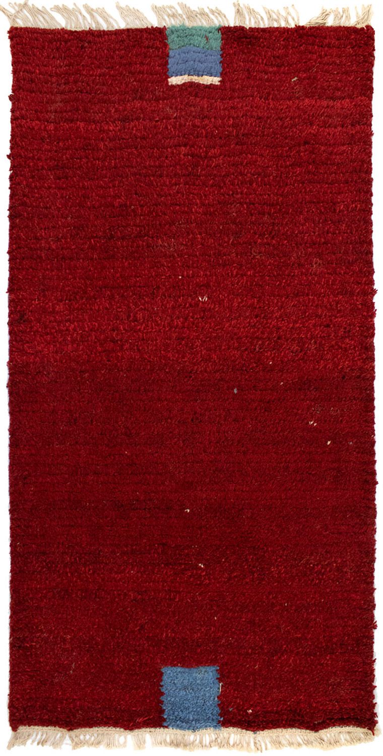 Nepal Tæppe - 140 x 70 cm - rød