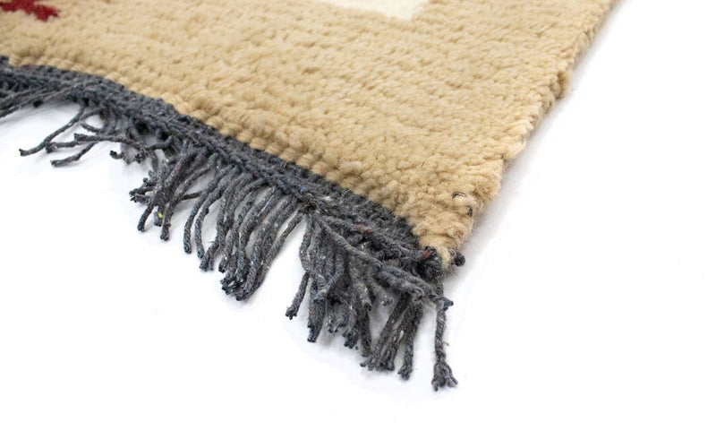 Nepal Tæppe - 140 x 70 cm - beige