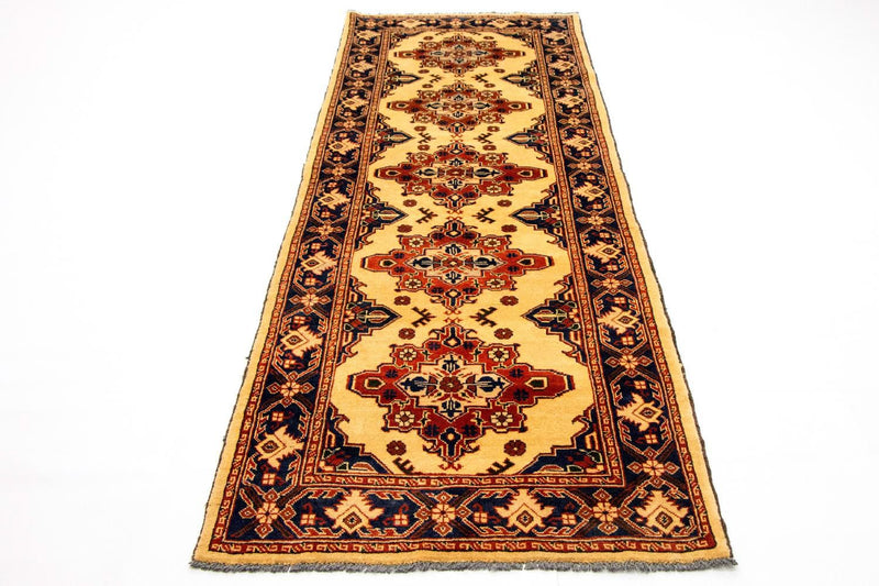 Løber Afghansk tæppe - Hatshlu - 283 x 86 cm - beige