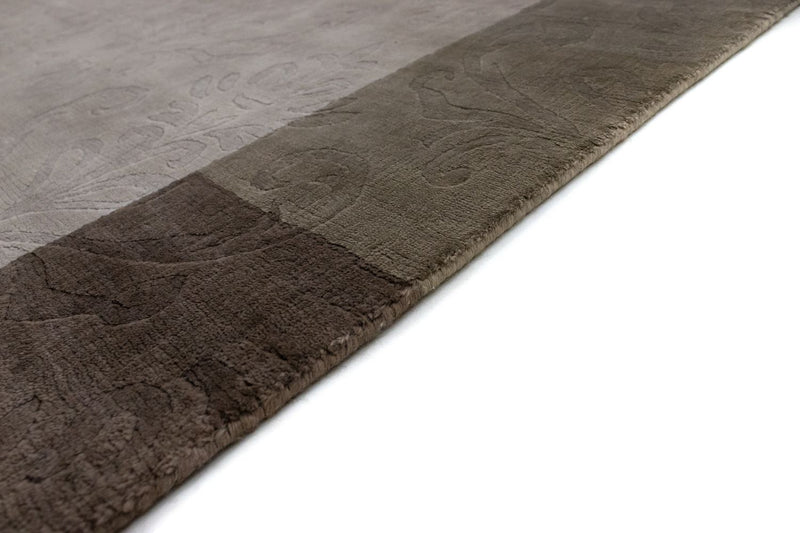 Uldtæppe - 241 x 166 cm - sølv