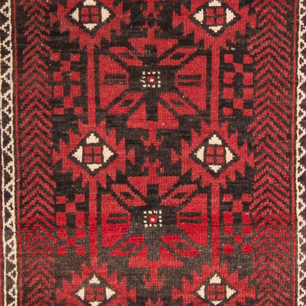 Løber Baluch-tæppe - 210 x 110 cm - rød