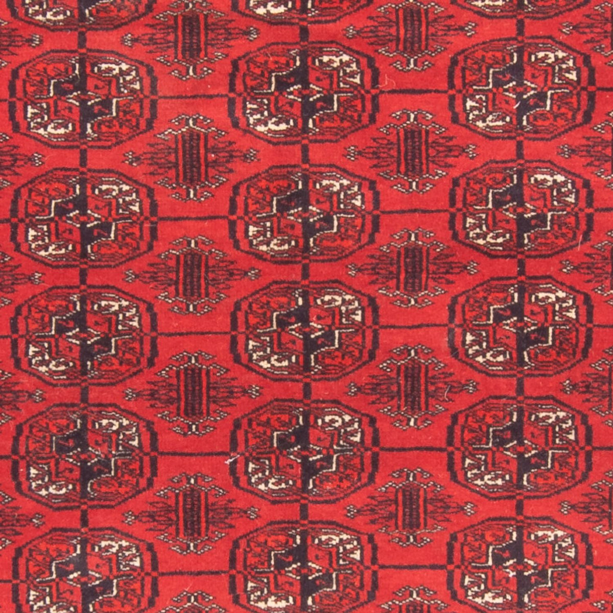 Turkaman-tæppe - 168 x 124 cm - rød
