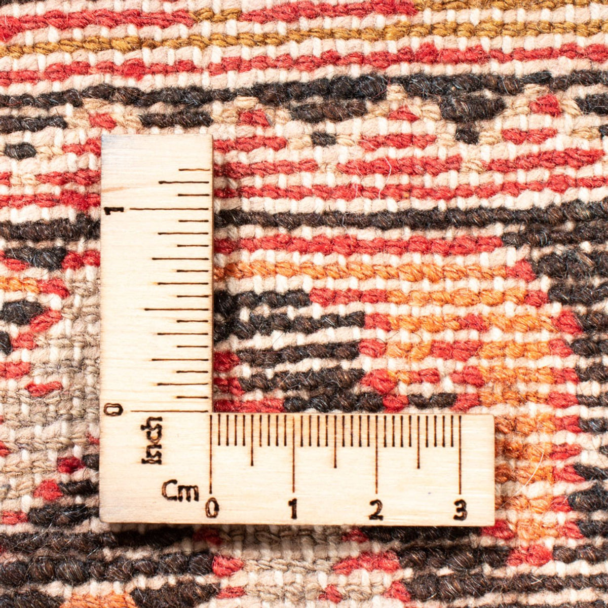 Persisk tæppe - Nomadisk - 139 x 110 cm - laks