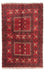 Turkaman-tæppe - 244 x 158 cm - rød