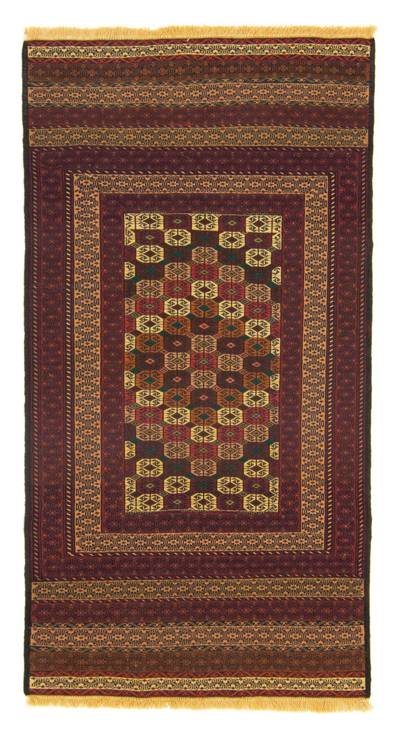 Kelim-tæppe - orientalsk - 169 x 87 cm - brun