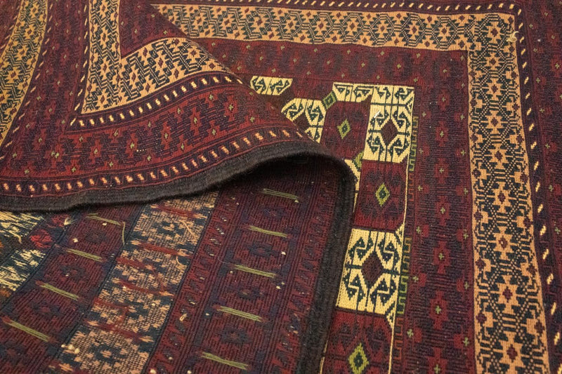 Kelim-tæppe - orientalsk - 169 x 87 cm - brun