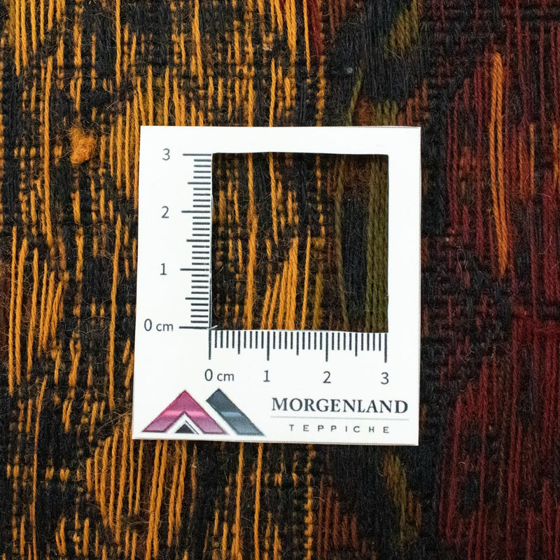 Kelim-tæppe - orientalsk - 198 x 137 cm - flerfarvet