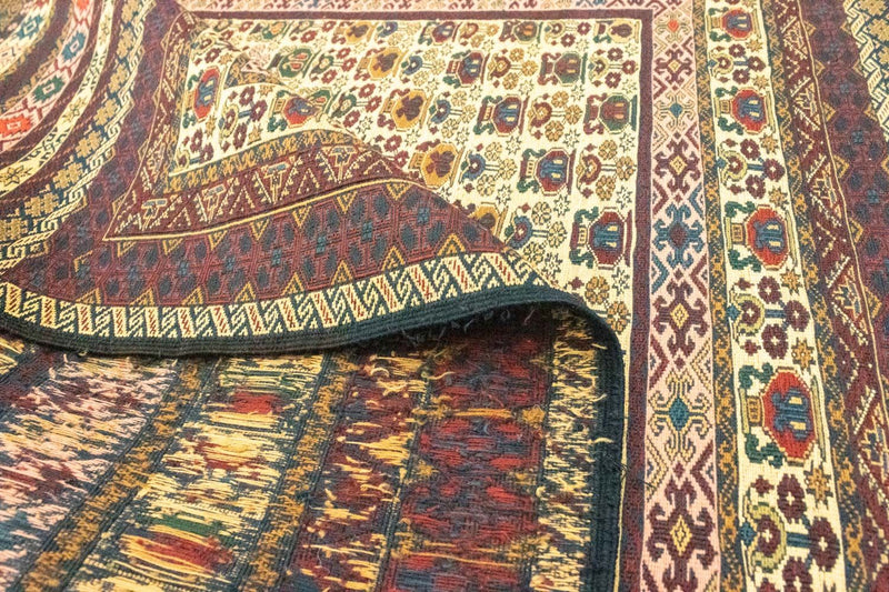 Kelim-tæppe - orientalsk - 183 x 127 cm - beige