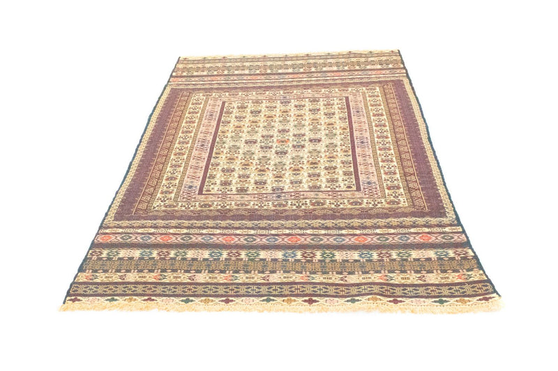 Kelim-tæppe - orientalsk - 183 x 127 cm - beige