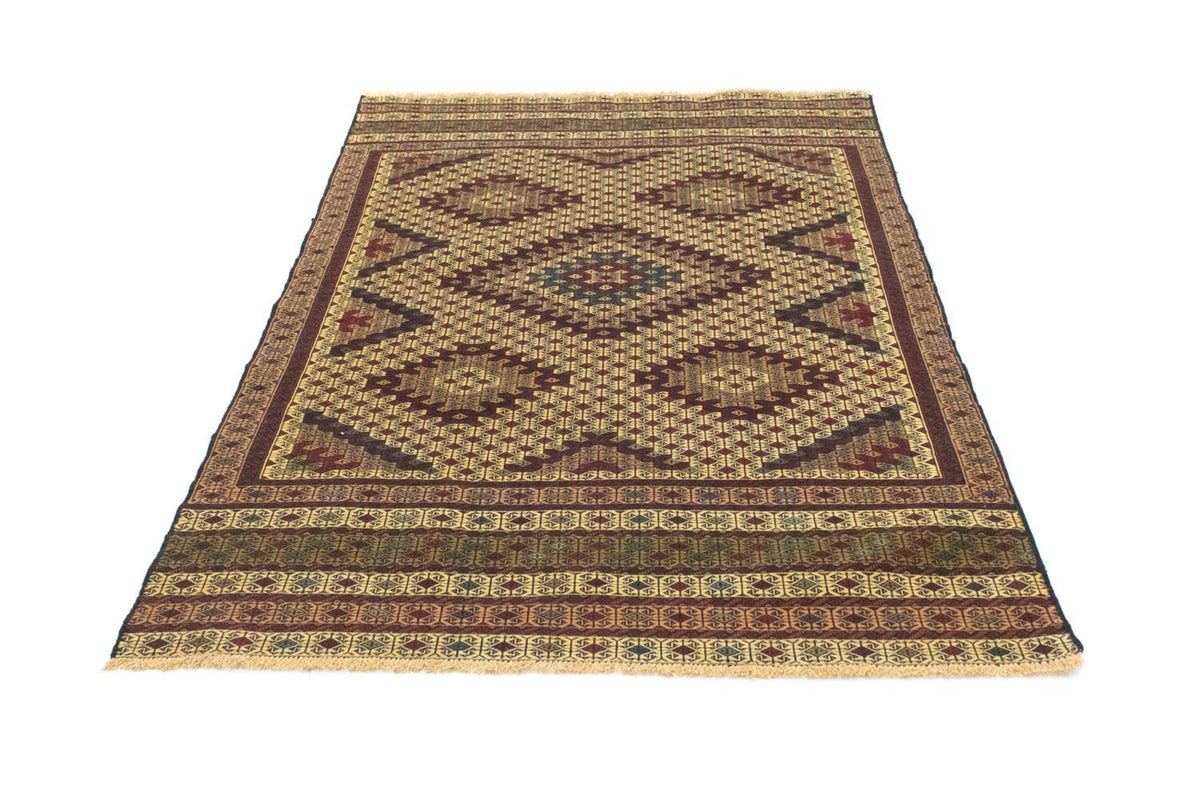 Kelim-tæppe - orientalsk - 197 x 131 cm - flerfarvet