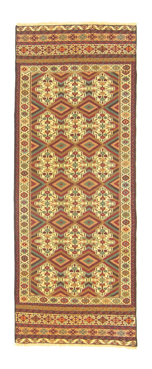 Løber Kelim-tæppe - orientalsk - 184 x 72 cm - beige