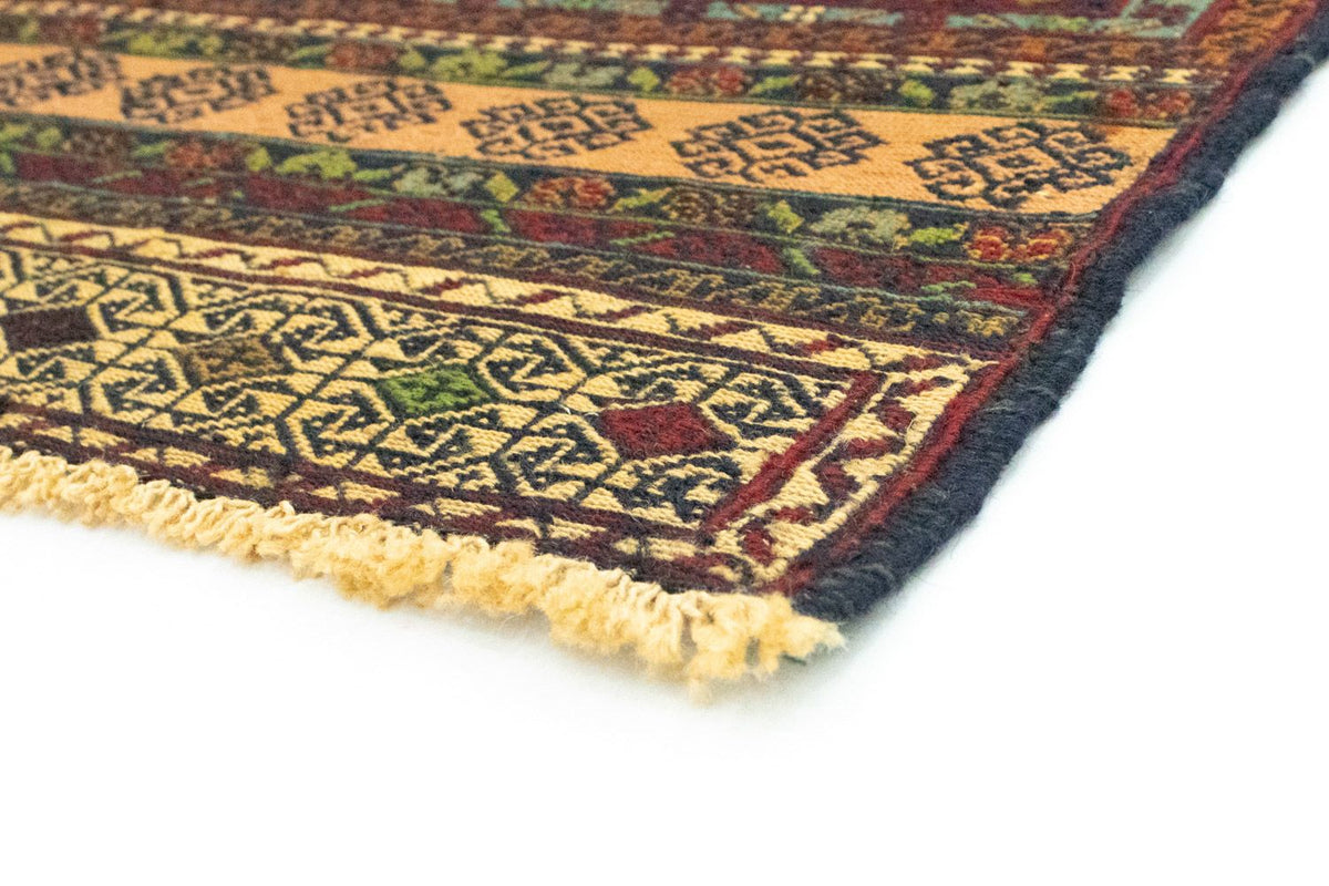 Løber Kelim-tæppe - orientalsk - 202 x 84 cm - blå