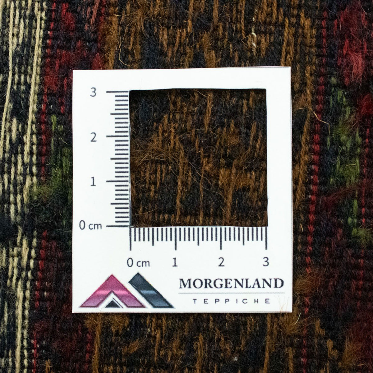 Kelim-tæppe - orientalsk - 188 x 121 cm - brun