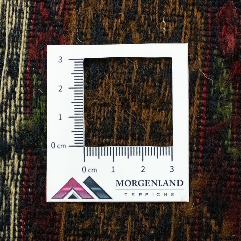 Kelim-tæppe - orientalsk - 188 x 121 cm - brun