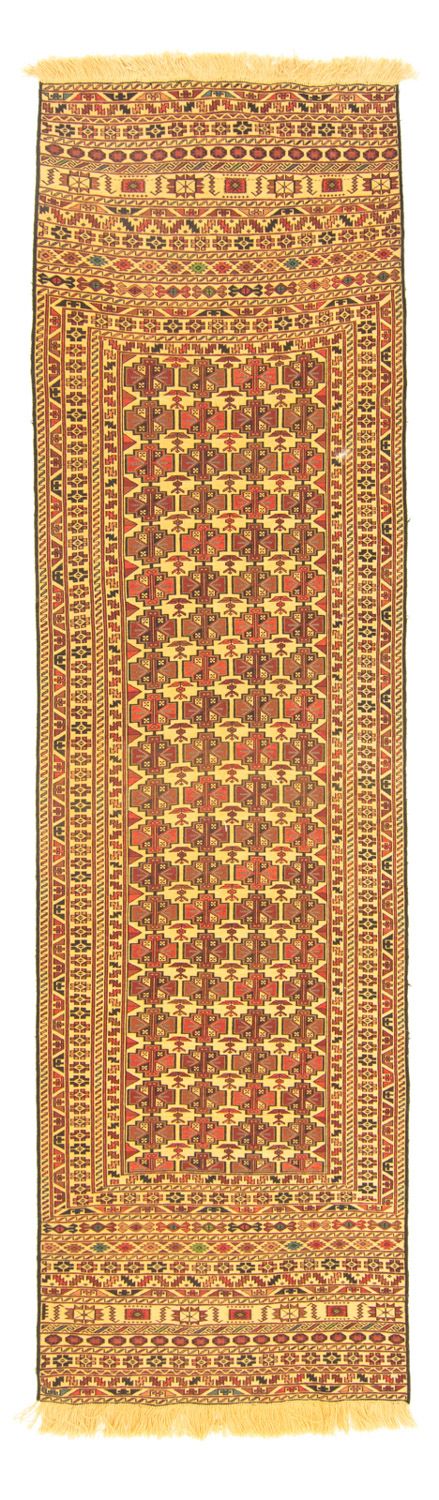 Løber Kelim-tæppe - orientalsk - 291 x 82 cm - flerfarvet