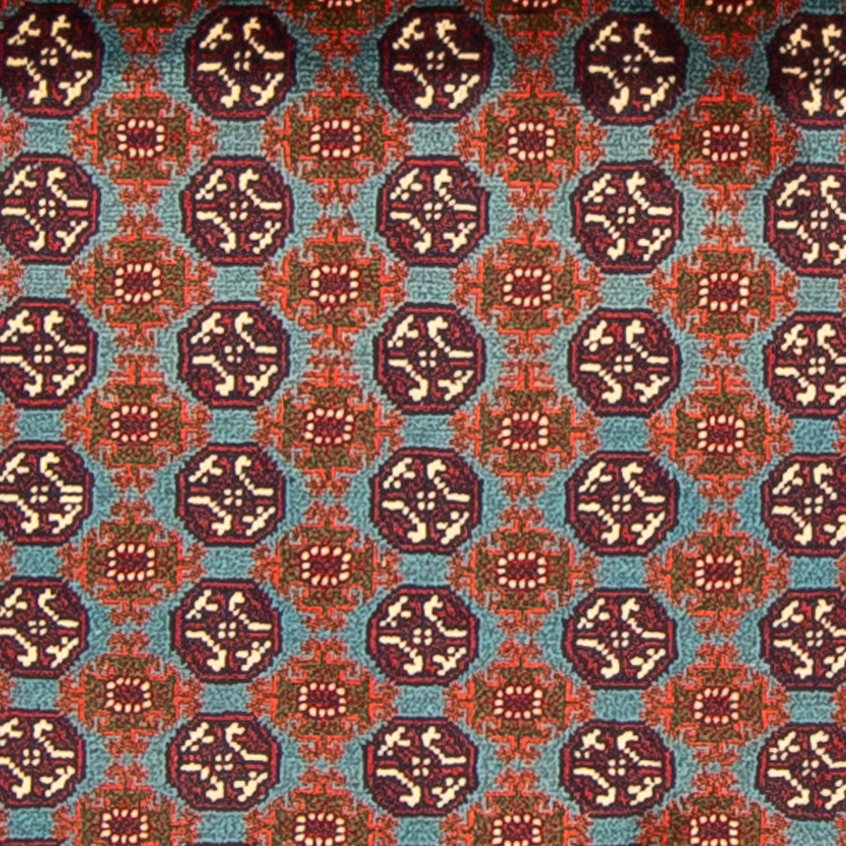 Afghansk tæppe - Bukhara - 150 x 100 cm - flerfarvet