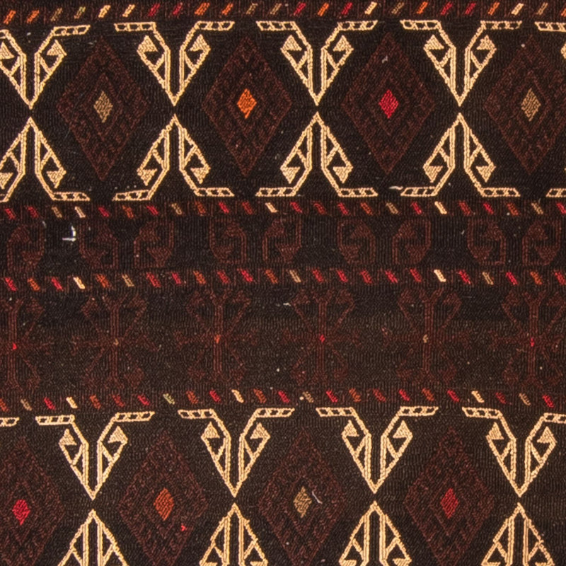 Kelim-tæppe - orientalsk - 178 x 118 cm - brun