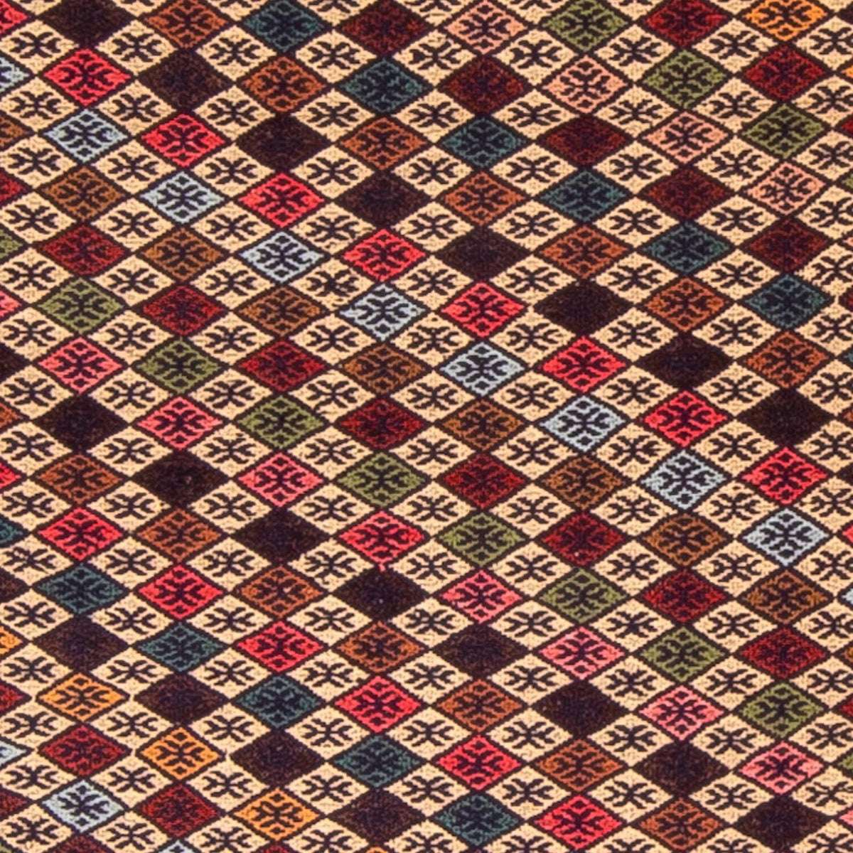 Kelim-tæppe - orientalsk - 185 x 120 cm - flerfarvet
