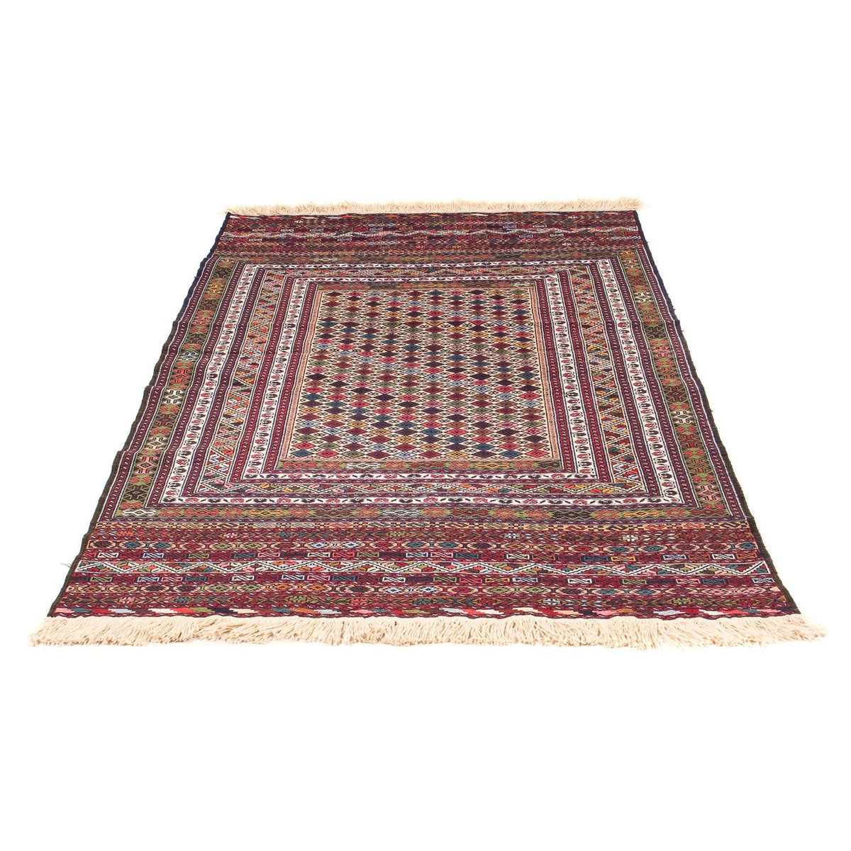 Kelim-tæppe - orientalsk - 185 x 120 cm - flerfarvet