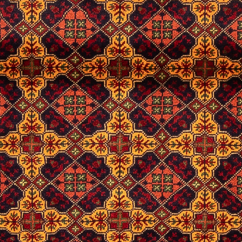 Løber Afghansk tæppe - Bukhara - 208 x 90 cm - flerfarvet