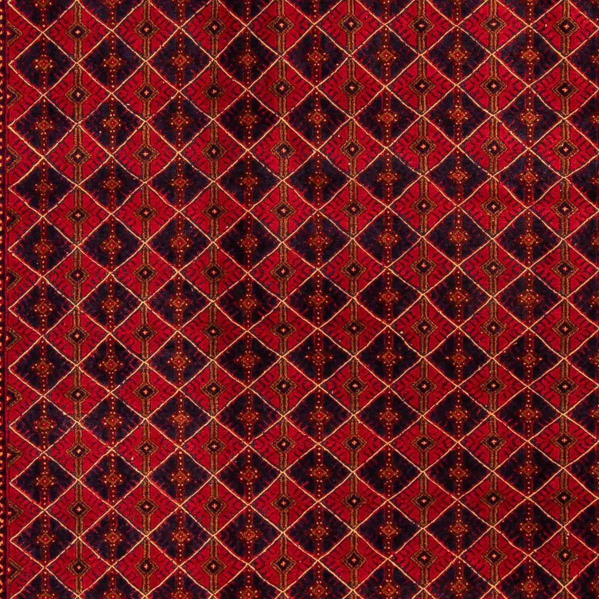 Kelim-tæppe - orientalsk - 296 x 196 cm - mørkerød