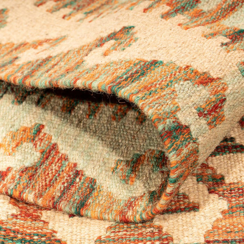 Kelim Carpet - Splash - 155 x 98 cm - flerfarvet