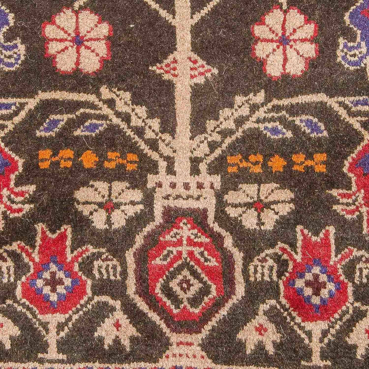 Baluch-tæppe - 133 x 77 cm - brun