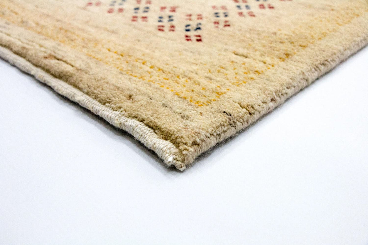 Gabbeh Tæppe - Loribaft Persisk - 250 x 200 cm - beige