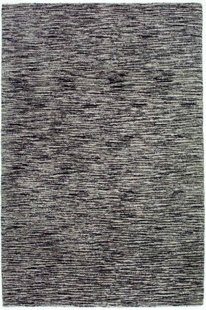 Uldtæppe - 240 x 155 cm - sort