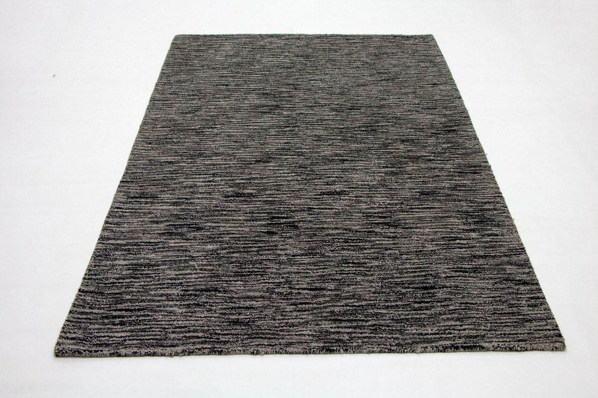 Uldtæppe - 240 x 155 cm - sort
