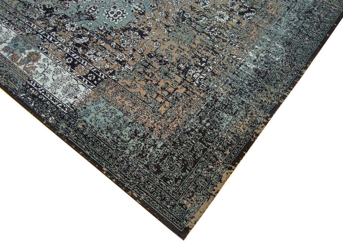 Løber Vintage tæppe - 300 x 80 cm - blå
