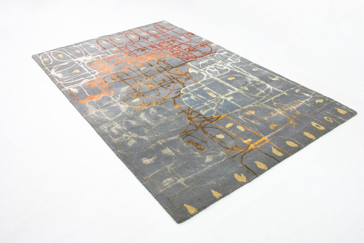 Designer tæppe - 242 x 153 cm - flerfarvet