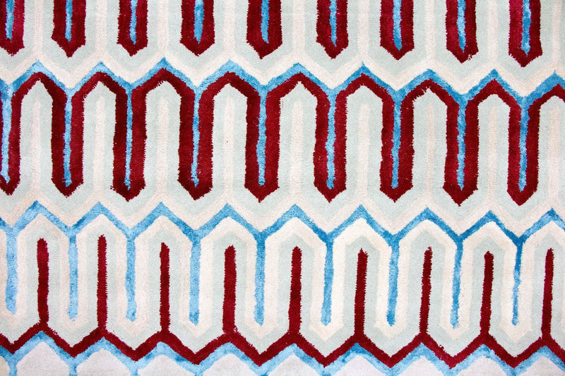 Designer tæppe - 241 x 156 cm - beige