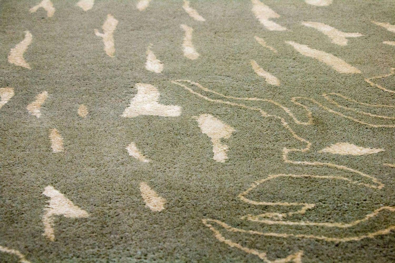Designer tæppe - 242 x 152 cm - grå