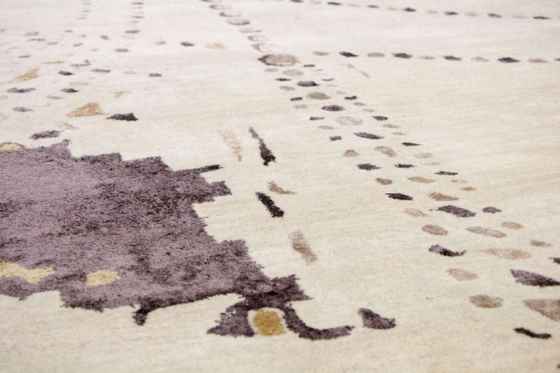 Designer tæppe - 243 x 153 cm - beige