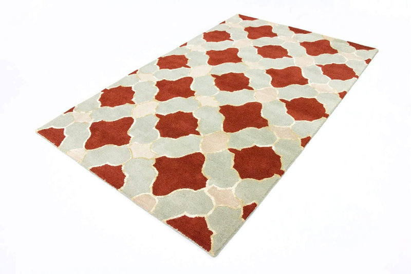 Uldtæppe - 244 x 152 cm - beige