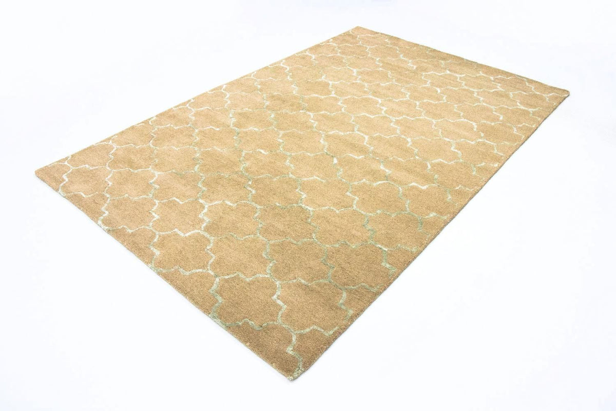 Uldtæppe - 244 x 155 cm - beige