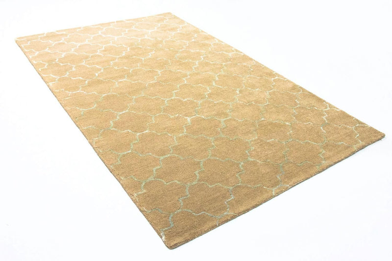 Uldtæppe - 244 x 155 cm - beige