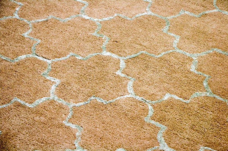 Uldtæppe - 244 x 155 cm - beige