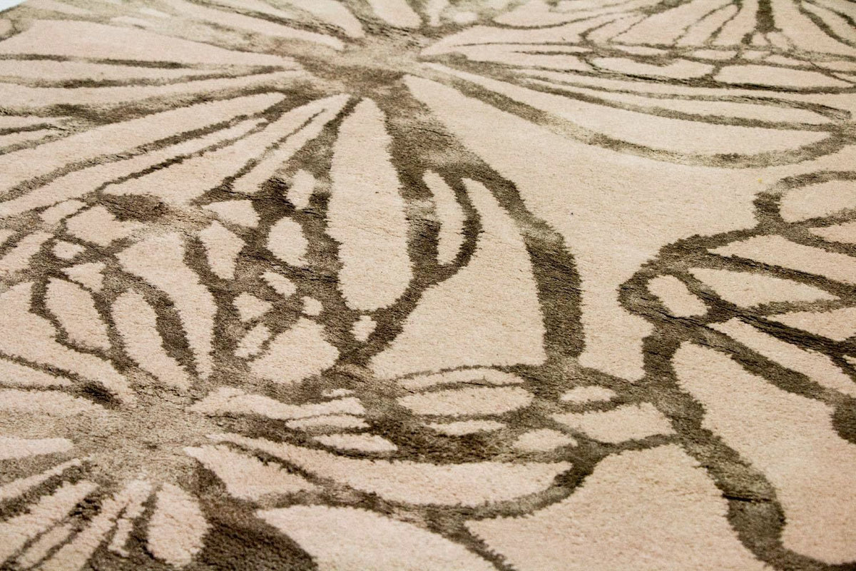 Designer tæppe - 196 x 135 cm - beige