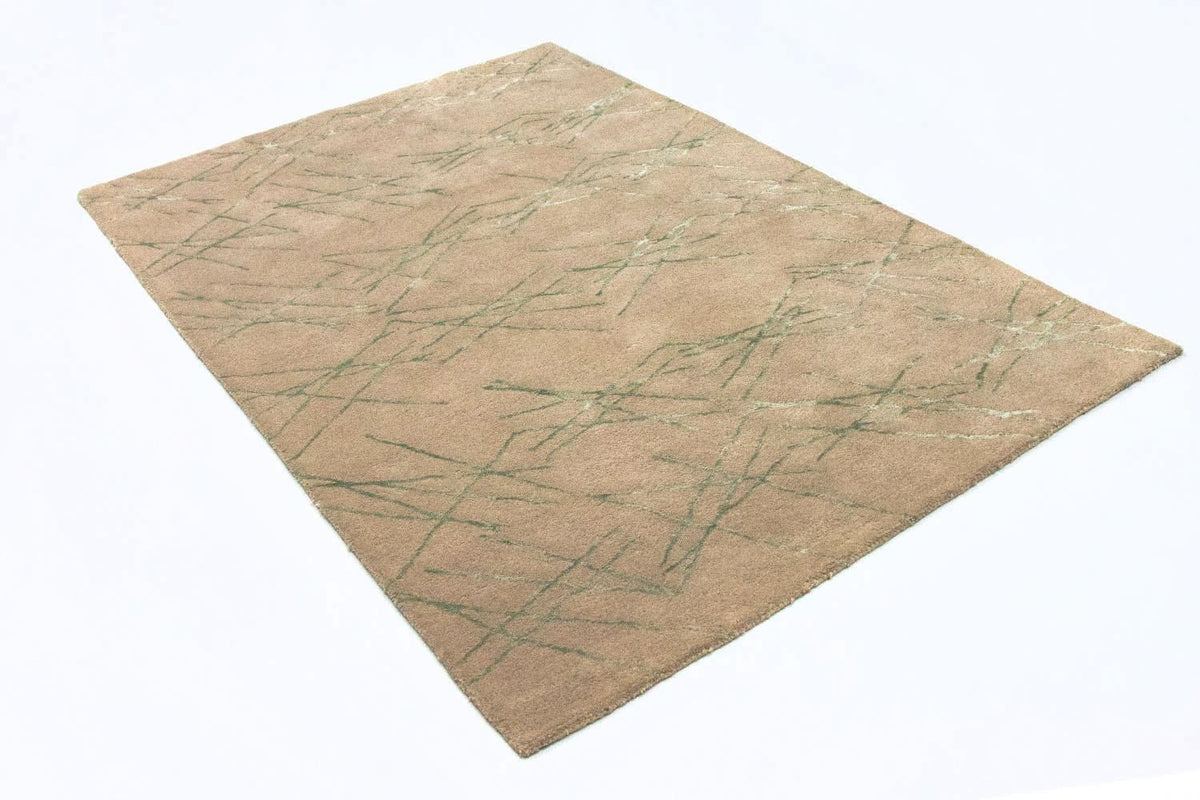 Designer tæppe - 198 x 136 cm - beige