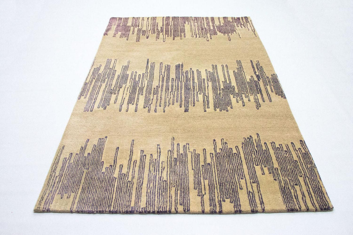Designer tæppe - 241 x 153 cm - beige