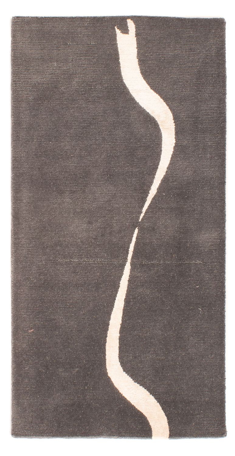 Nepal Tæppe - 120 x 60 cm - grå