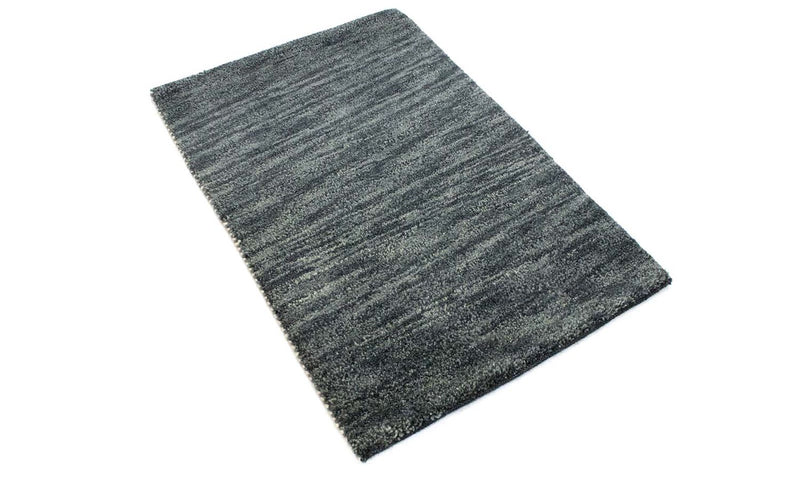 Gabbeh-tæppe - Indus - 90 x 60 cm - mørkegrå