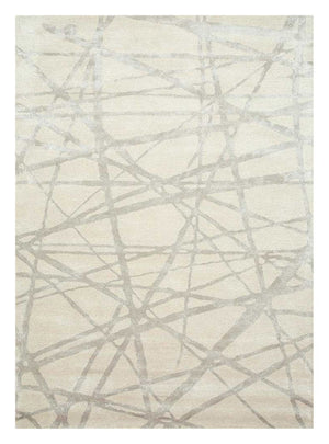 Uldtæppe - 240 x 150 cm - creme