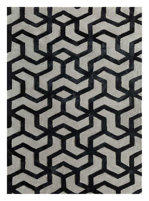 Uldtæppe - 240 x 150 cm - grå