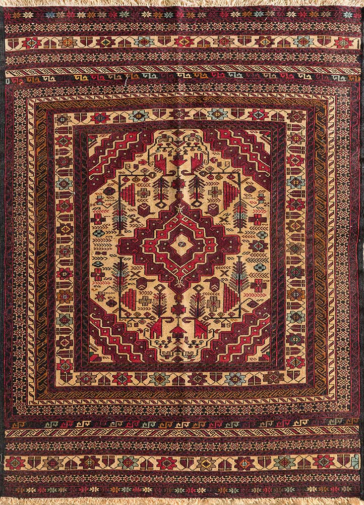 Kelim-tæppe - orientalsk - 180 x 120 cm - orange