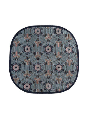 Uldtæppe særlig form  - 240 x 170 cm - flerfarvet