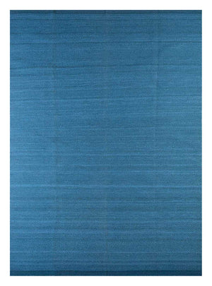 Uldtæppe - 300 x 240 cm - blå